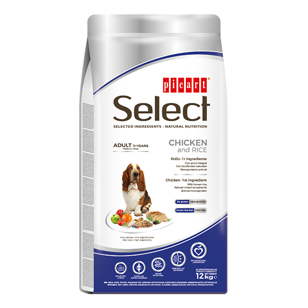 SELECT ADULT 7+ YEARS CHICKEN&amp;RICE 3KG