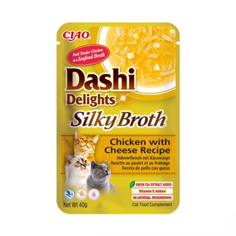 CHURU CAT DASHI SILKY BROTH POLLO/QUESO 064638.-