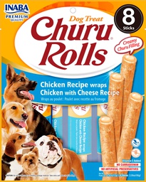 [8859387701381] CHURU DOG ROLLS POLLO Y QUESO 8P CAJA 8 uds.-