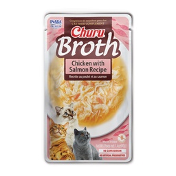 [4262365738288] CHURU CAT CHICKEN BROTH SALMON CAJA 12und.-