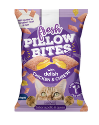 [8437008252742] D.Snack Fresh Pillow Bites Gatos Pollo y Queso 40gr.