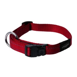 [649510002212] ROGZ COLLAR CLASSIC ROJO  L 34-56cm HB06-C