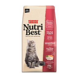 [8436011151905] NUTRIBEST CAT ADULT SENSITIVE SALMON &amp; RICE 2KG