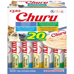 [4262365731241] Churu Cat Variedades ATUN-20Tubos.Caja Lila.063501.DESCATALOGADO