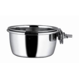 [8436572725911] D.COMEDERO PAJARO INOX 16CM PALOMILLA